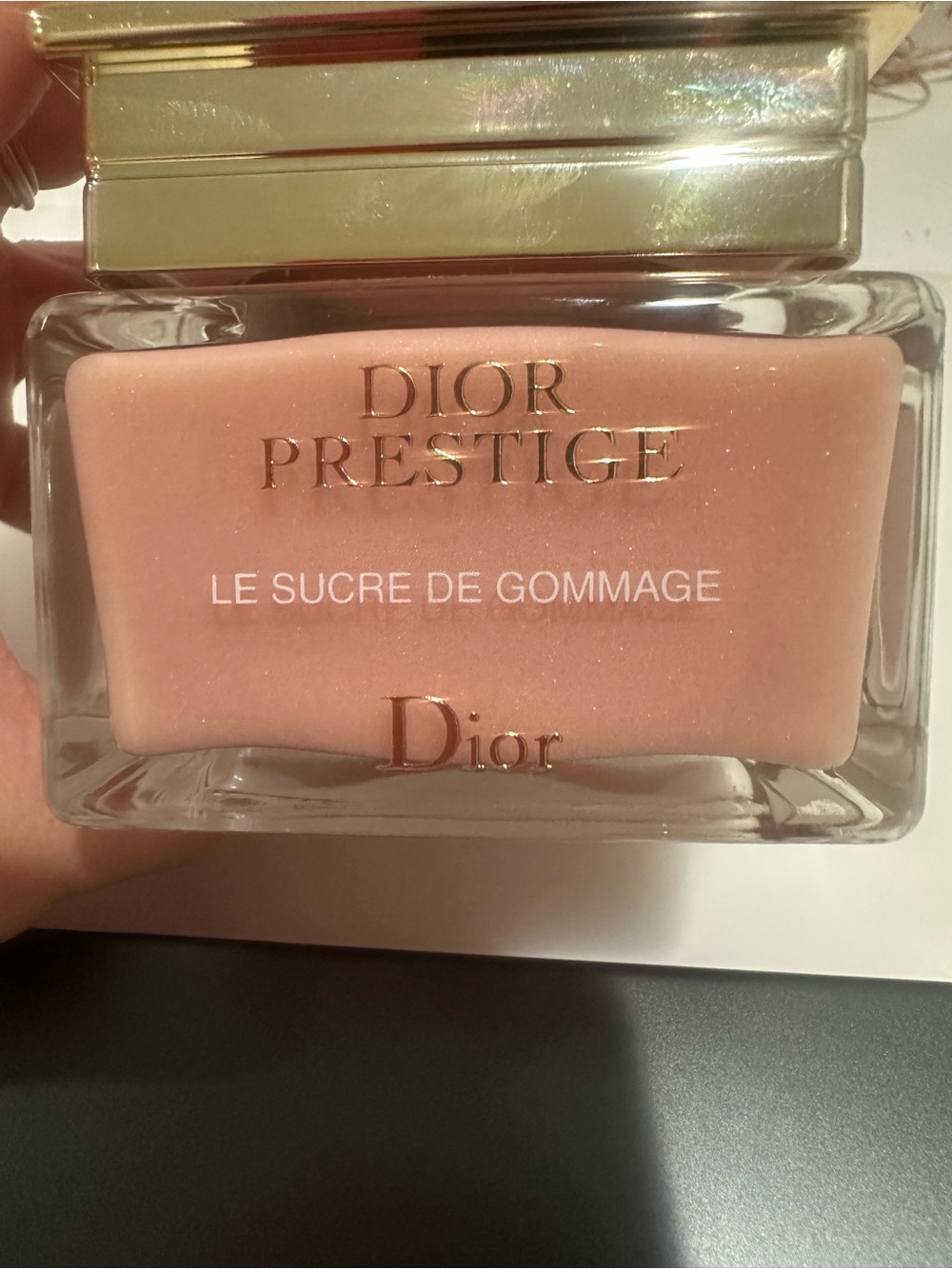 New! Dior Prestige Le Sucre de Gommage Exfoliant - Soft Pink Jar